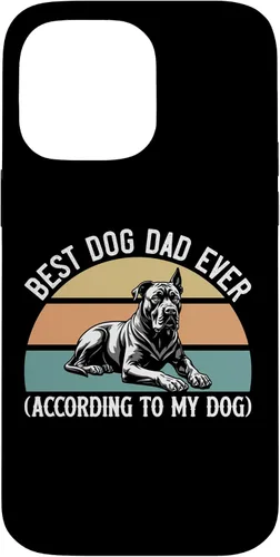 Vista 21 de Cane Corso Mastiff, Best Dog Dad Ever According to My Dog Case for iPhone 17
