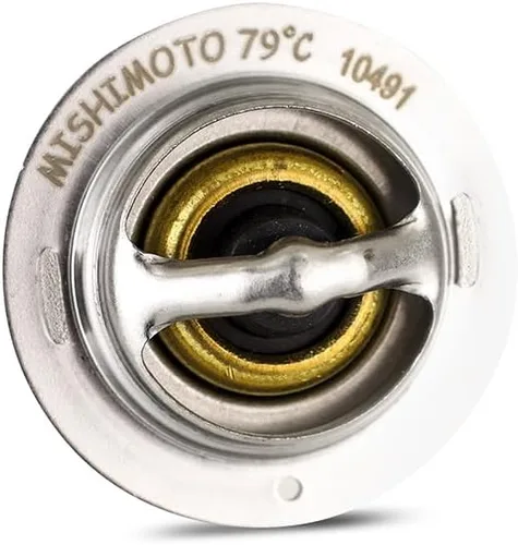 Vista 3 de Mishimoto Termostato de rendimiento, compatible con Honda TRX450R/TRX450ER 2005-2014, baja temperatura