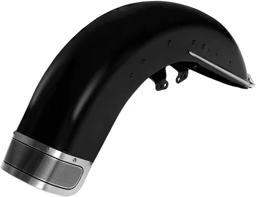 Vista 14 de TCT-MOTORPARTS Guardabarros delantero negro vívido para Harley Tri Electra Glide Ultra Limited FLHTCU FLHTCUL FLHTK FLHTKL Road King 2014-2023