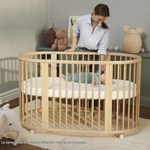 Vista 5 de Stokke Sleepi - Kit de extensión V3 para cuna Sleepi, color gris nebuloso