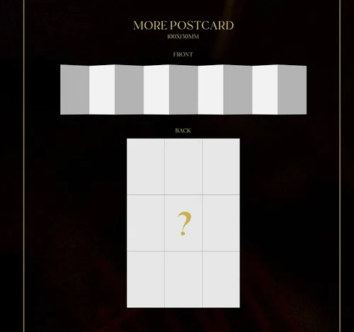Vista 4 de More More Random Cover Incl Photobook Postcard Coaster Card 5pc Photocard Set