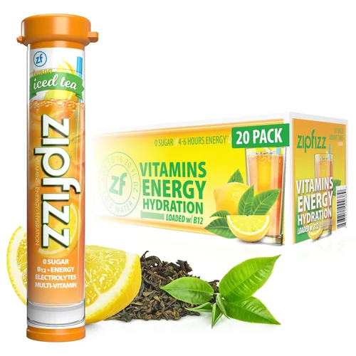 Vista 4 de Zipfizz Bebida energética diaria en polvo, Berry, paquete de 12 Energía sostenida 3-en-1, hidratación rápida y vitaminas esenciales Sin azúcar