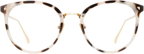 Vista 12 de TIJN Round Blue Light Glasses for Woman Men, Retro Acetate Cat Eye Rim Frame Glasses for Gaming Computer Screen, Maaike