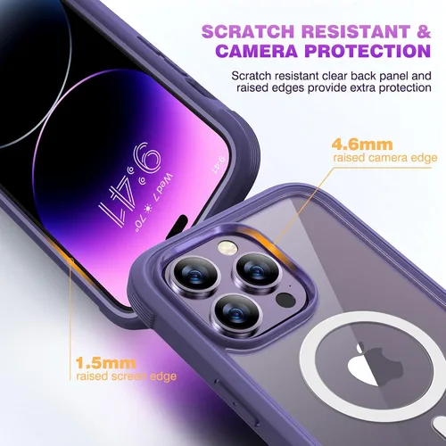 Vista 665 de DIACLARA - Funda transparente compatible con iPhone XR 6.1 pulgadas 2018