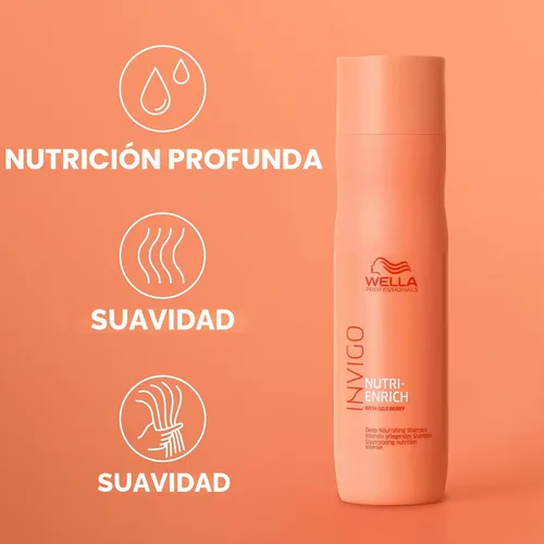 Vista 6 de Wella Professionals Invigo Nutri-Enrich Champú Nutrición Profunda Para Cabello Seco Y Dañado oz