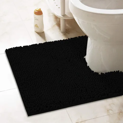 Vista 43 de Tapetes de baño pequeños de felpilla de 22 x 14 pulgadas, tapetes de baño absorbentes de felpa, de secado rápido, suaves y lavables a máquina