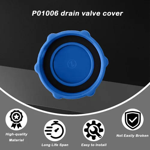 Vista 3 de P01006 - Cubierta de válvula de drenaje compatible con piscinas Coleman P6H1158ASS16 y Bestway, cubierta de válvula de drenaje de piscina, azul