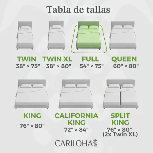Vista 7 de Juego de sábanas de bambú clásico de Cariloha de 4 piezas – Sábanas y fundas de almohada más suaves (matrimonial, blanco)