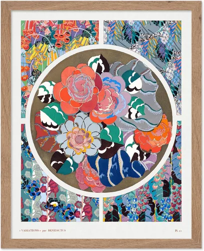 Vista 63 de Poster Master Póster clásico, impresión expresionista vintage, regalo para artistas, amigos, animales en un recinto, horquilla, abstracto, cubismo