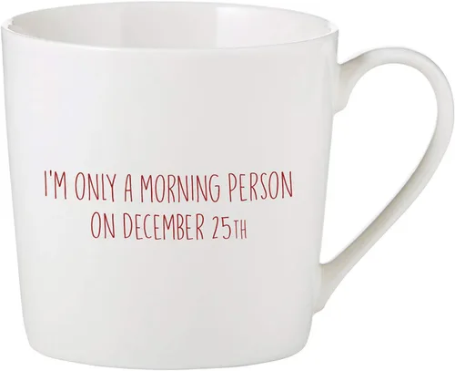 Vista 7 de SB Design Studio D4441 SIPS - Taza de café de porcelana de hueso, 14 onzas, agradable de decir