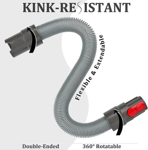 Vista 5 de Fullclean Accesorio de manguera de extensión flexible compatible con Dyson V15 V15s Gen5 V12 V11 V10 V9 V8 V7, accesorios de aspiradora, piezas