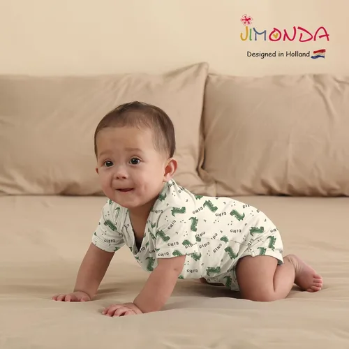 Vista 71 de Jimonda Body de rayón de bambú de manga corta para bebés, niños y niñas, trajes suaves para recién nacidos