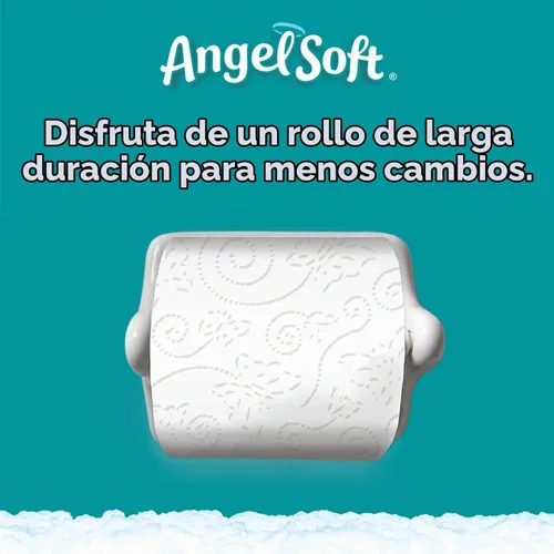 Vista 5 de Angel Soft, Papel higiénico, 12 megarrollos, 12 rollos