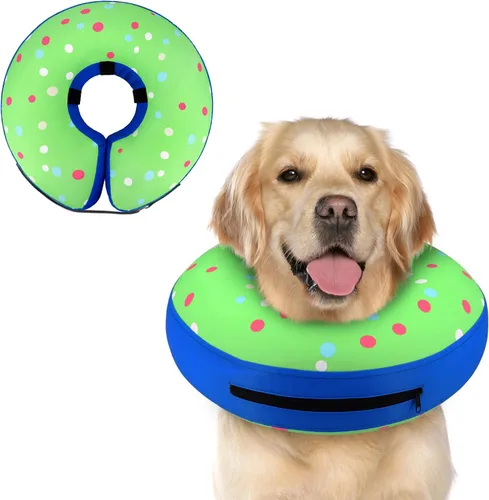 Vista 35 de Supet - Collar isabelino inflable para recuperación, posoperatorio