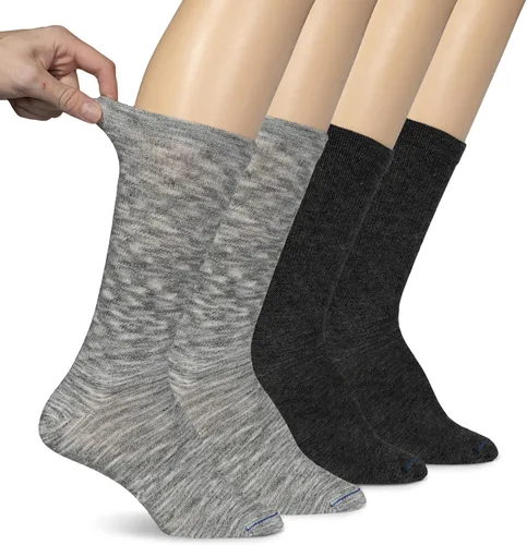 Vista 14 de Dr. Scholl's Calcetines circuladores y diabetes para mujer – Paquetes de 4, 6 y 12 pares – Control de la humedad no vinculante