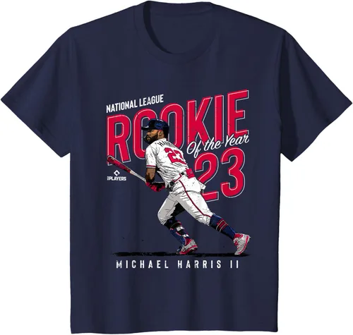 Vista 18 de Camiseta Rookie of the Year Michael Harris II Atlanta MLBPA, Negro