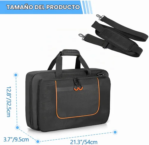 Vista 5 de Rexmica Funda de transporte para controlador de DJ compatible con Pioneer