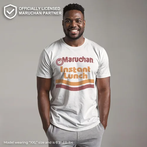 Vista 2 de Maruchan Ramen Noodle Instant Lunch Logo Camiseta para hombre