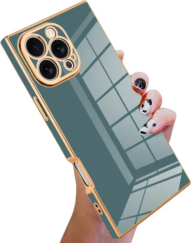 Vista 85 de KANGHAR Funda compatible con iPhone 12 de lujo con bonito diseño galvanizado, carcasa de cuerpo completo, antiarañazos, a prueba de golpes, funda