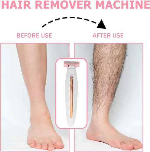Vista 8 de FOMIYES 1 Unidades Dispositivo de Eliminación para Mujeres Portátil Depilador Cuerpo Dehairing Herramienta para Piernas Brazos Axilas Bikini Línea