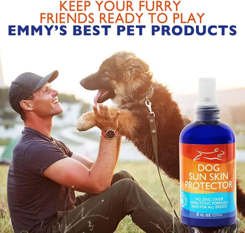 Vista 4 de Spray protector solar para perros, sin óxido de zinc, seguro para la piel y el pelaje, para todas las razas, 8 onzas Sun Protection Made Easy