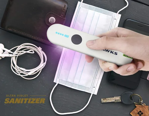 Vista 3 de SOAR NFL - Varita desinfectante portátil con luz UV, Seattle Seahawks