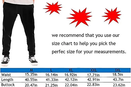 Vista 4 de TRIOEPU Wild 'N Out - Pantalones deportivos de algodón para hombre, pantalones deportivos de entrenamiento, pantalones casuales
