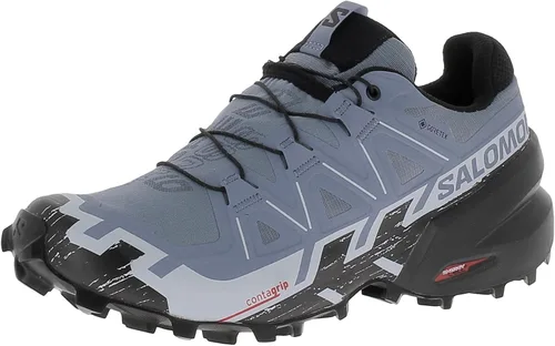 Vista 32 de Salomon Speedcross 6 para hombre Negro/Negro/Fantasma