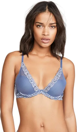 Vista 22 de Natori - Sujetador de encaje para mujer con inmersión, diseño de plumas Cafe