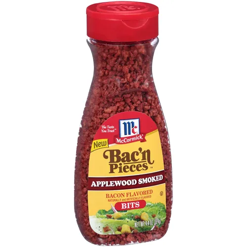 Vista 8 de McCormick Bac'n Pieces Trocitos con Sabor a Tocino Ahumado con Madera de Manzano, 1.87 oz (Paquete de 12)