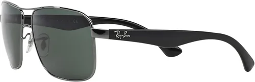 Vista 3 de Ray-Ban Gafas de sol cuadradas de metal Rb3516 para hombre