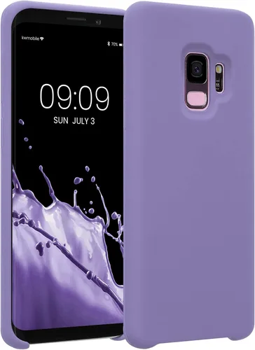Vista 214 de kwmobile Funda compatible con Samsung Galaxy S9 - Funda de silicona TPU con acabado suave - Blue Reef