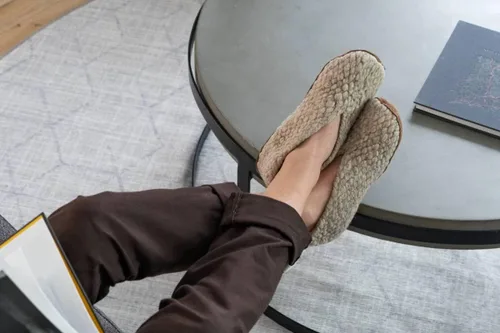 Vista 7 de Zapatillas de lana tejida