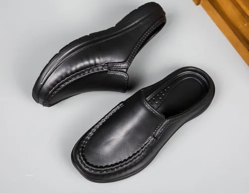 Vista 6 de Zuecos de trabajo de apoyo, zapatos ortopédicos antideslizantes para chef, enfermera, jardín, cómodas, sandalias deslizantes con cojín deslizantes