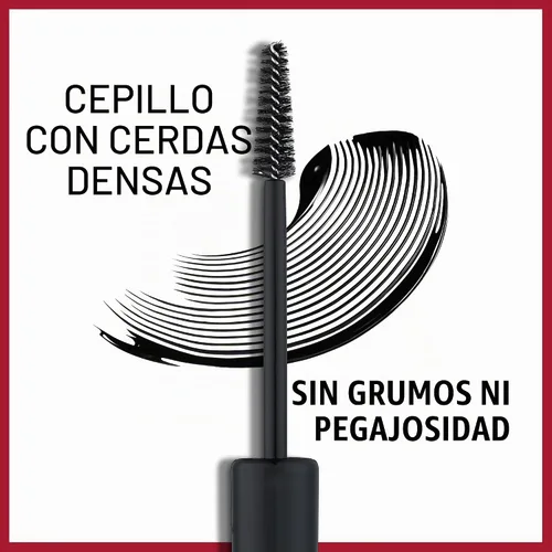 Vista 4 de Rimmel Máscara de Pestañas Extra Super Lash, Negro, 0.27 Onza Líquida
