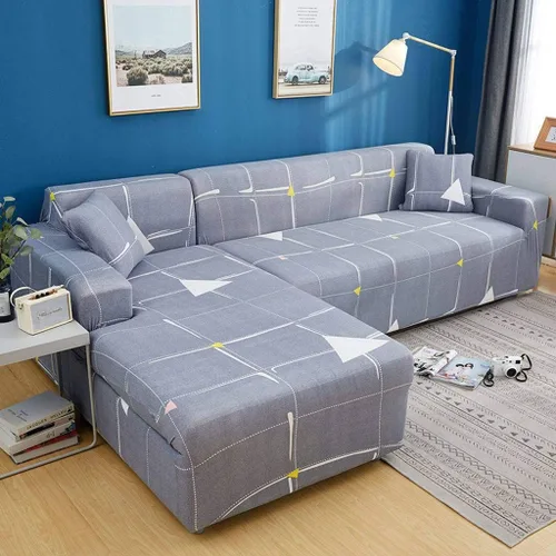 Vista 28 de IMYOGI Fundas de sofá de alta elasticidad, funda de sofá elástica con patrón de elastano, fundas de sofá de dos plazas, 1 pieza, protector de perro