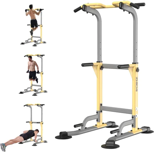 Vista 8 de Z ZHICHI Pull-Up Dip Station Pull-Up Chin-Up Weight Capacity 350LBS