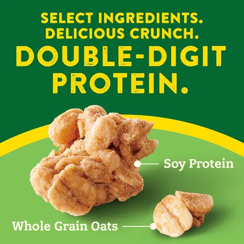 Vista 3 de Nature Valley Granola proteica, sabor a pan de plátano, bolsa resellable para aperitivos, 11 onzas