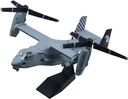 Vista 6 de V-22 Avión Osprey Metal Fighter Modelo Militar 1/72 Modelos de avión fundido a troquel