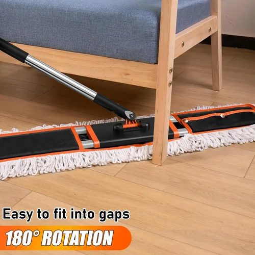 Vista 7 de 36" Commercial Dust Mop: Janitor Mop for Floors Cleaning