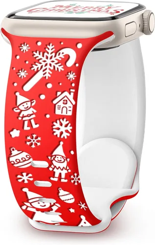 Vista 8 de Clovers Lucky Gifts - Correas de reloj compatibles con Apple Watch para mujer de 1.654 pulgadas (1.654 pulgadas), 1.614 pulgadas, 1.575 pulgadas