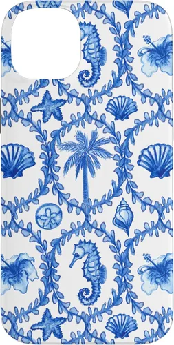 Vista 15 de Funda con estampado hawaiano para iPhone 16, nieta costera, niña de coco