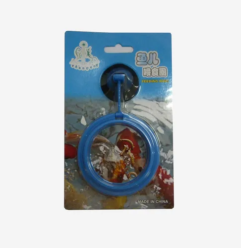 Vista 3 de FixtureDisplays® Aquarium Fish Tank Square Ring Feeder Feeding Station Float Floating Food 3" diameter12203 12203