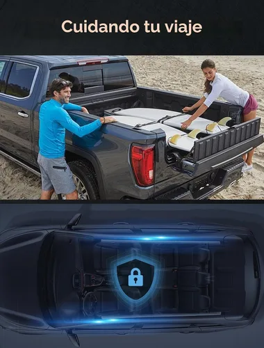 Vista 4 de Avsty Manija de pestillo de puerta trasera para Chevy Silverado GMC Sierra 1500 2500 3500 1999 2000 2001 2002 2003 2004 2005 2006 2007 Moldura