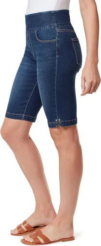 Vista 2 de Gloria Vanderbilt Womens Amanda Pull on Bermuda Short Petite