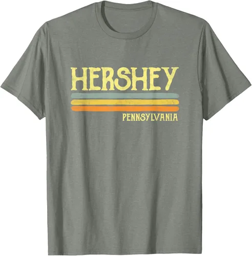 Vista 31 de Camiseta vintage de regalo de recuerdo de Hershey Pennsylvania PA, Negro, S