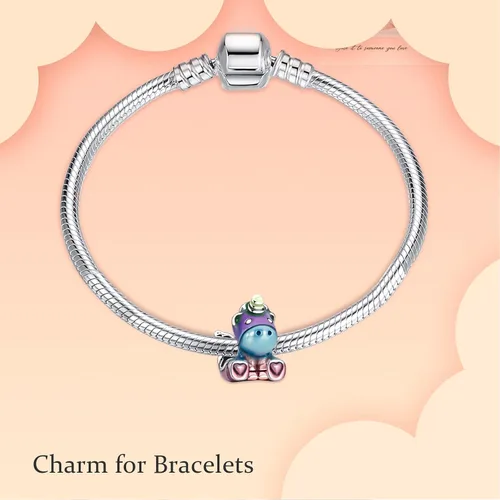 Vista 4 de NJXINJIABO 925 Sterling Silver Animal Charms for Bracelets and Necklaces Animal Dangle Pendants Beads Charms Jewelry Gift for Women Girls