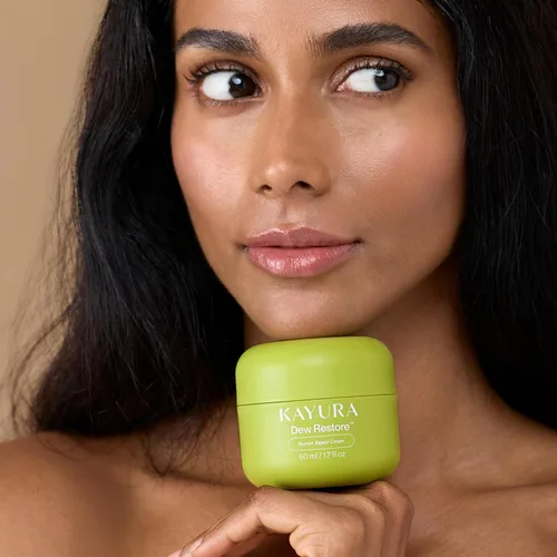Vista 2 de Kayura Dew Restore Barrier Crema reparadora para piel seca y sensible Hidratante de hidratación de larga duración Ceramidas y péptidos Crema