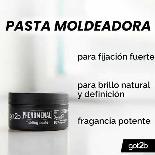 Vista 2 de Schwarzkopf got2b Pasta de moldeo fenomenal, 3.4 fl oz