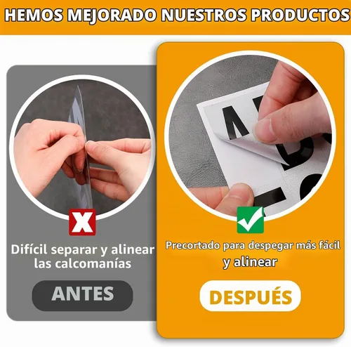 Vista 2 de Seloom 118 piezas de pegatinas reflectantes con números y letras para buzón, pegatinas autoadhesivas de vinilo con números y letras, calcomanías